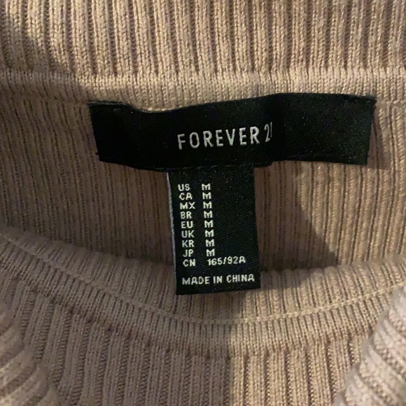 Taupe cowl neck sweater - Picture 2 of 2